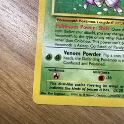 Venomoth 031/130 Base Set 2 Regular Rare-Pokemon TCG-Fast Shipping-NM!! - Image 5