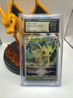 Pokemon 2022 Leafeon VSTAR VSTAR Universe 012/172 Japanese CGC 10 Pristine - Image 1