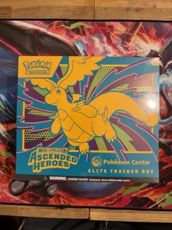 Pokemon: Ascended Heroes Pokemon Center Elite Trainer Box ETB NEW SEALED MINT - Image 1