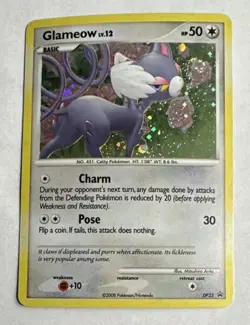 Glameow DP23 Diamond & Pearl Promo Holo Pokemon TCG 2008 - Image 1