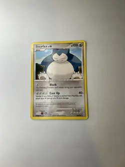 Pokemon TCG Snorlax Diamond & Pearl Set 37/130 Rare HP - Image 1