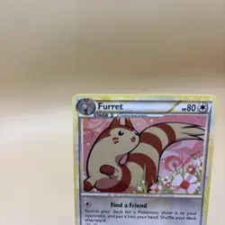 Pokemon TCG Furret Heartgold & Soulsilver 21/123 Regular Rare Non Holo Nintendo - Image 4