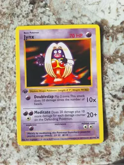 Pokemon TCG Jynx Card 31/102 Base Set 1st Edition Shadowless Uncommon NM 1999 - Image 1