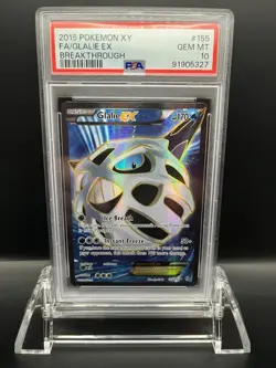 2015 Pokemon XY F.A./ Glalie EX Breakthrough #155 PSA 10 - Image 1