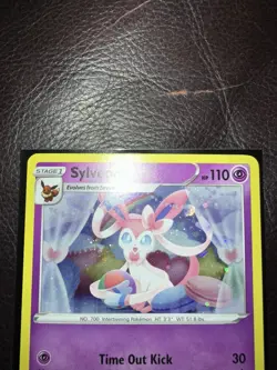 Pokemon Sylveon TCG Sword & Shield SWSH211 Holo Promo Card NM - Mint Black Star - Image 5