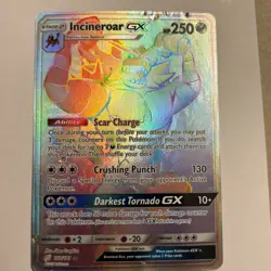 Incineroar GX 188/181 Team Up Secret Rare Holo Pokemon Card MP Please See Pics - Image 1