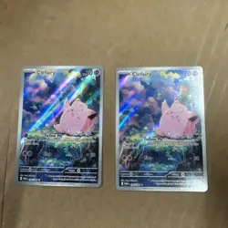 Clefairy 094/088 (IR) Pokemon Perfect Order Full Art Illustration Rare Lot Of 2 - Image 1