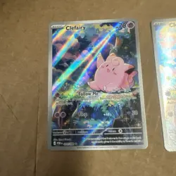 Clefairy 094/088 (IR) Pokemon Perfect Order Full Art Illustration Rare Lot Of 2 - Image 2