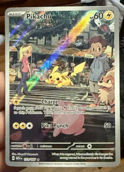 Pokemon Pikachu Illustration Rare SV: Scarlet & Violet 151 173/165 Holo - Image 1