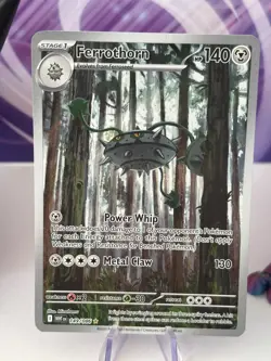 English Ferrothorn 149/086 White Flare Illustration Rare Pokemon TCG UK seller - Image 2