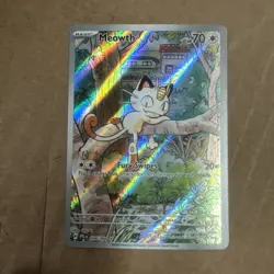 Meowth Illustration Rare Pokemon TCG Phantasmal Flames 106/94 - Image 1