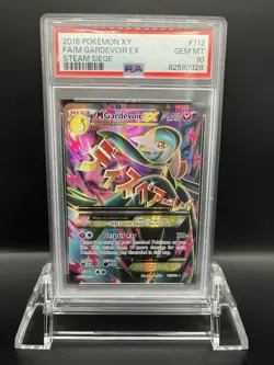 2016 Pokemon XY F.A./ M Gardevoir EX Steam Siege #112 PSA 10 - Image 1