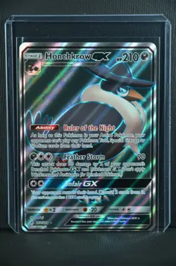 Honchkrow GX Full Art 202/214 Lost Thunder 2017 Ultra Rare Pokemon TCG Card - NM - Image 2