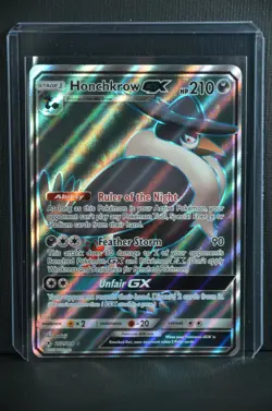 Honchkrow GX Full Art 202/214 Lost Thunder 2017 Ultra Rare Pokemon TCG Card - NM - Image 4