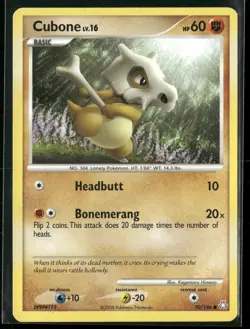 Cubone 90/146 Common Legends Awakened Pokemon Moderately Played - Image 1