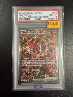 2025 Pokemon Oricorio Ex UPC MEP 024 PSA 10 - Image 1