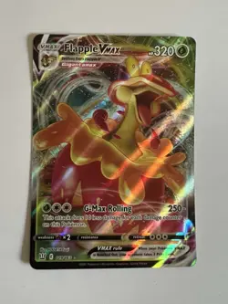 Pokemon TCG Flapple VMAX Sword & Shield - Battle Styles 019/163 Holo Ultra Rare - Image 1