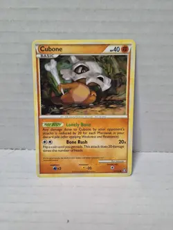 Pokemon TCG Cubone 60/102 Triumphant Basic Regular English 40 HP Common Pokemon - Image 1