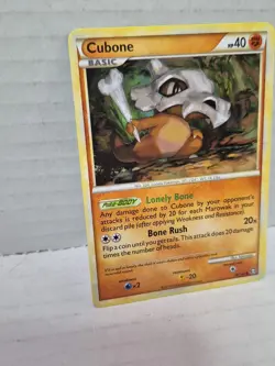Pokemon TCG Cubone 60/102 Triumphant Basic Regular English 40 HP Common Pokemon - Image 2