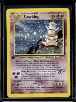 Pokemon Neo Genesis Slowking 1st Edition Holo 14/111 - Image 1