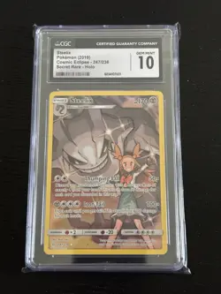 Pokemon TCG Steelix (Secret) 247/236 Sm-Cosmic Eclipse Holo CGC 10 - Image 1