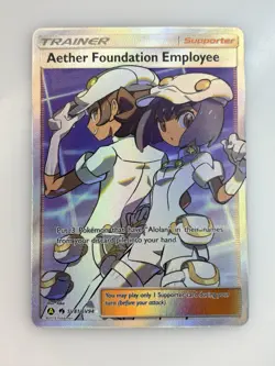 Pokemon TCG Aether Foundation Employee SV81/SV94 Hidden Fates Shiny Vault M/NM - Image 1