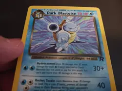 Pokemon TCG Dark Blastoise 20/82 Rare Non-Holo Team Rocket Vintage WotC LP - Image 4