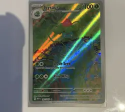 Pokemon Ivysaur Illustration Rare Holo 167/165 Scarlet & Violet 151 Stage 1 - Image 1