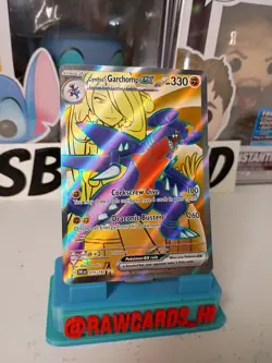 Pokemon Cynthia's Garchomp EX 215/182 DR1 Ultra Rare Full Art Holo - Image 2