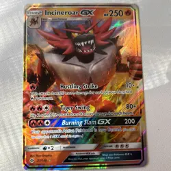 2018 POKEMON SUN & MOON INCINEROAR GX 27/149 HOLO ULTRA RARE NM Minty See Pics - Image 1