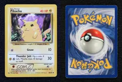 Pikachu Pokemon Base Set #58 1999 - Image 3