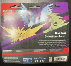 Pokemon TCG Team Rocket Articuno Zapdos Tyranitar 2-Pack Blister New Sealed - Image 2