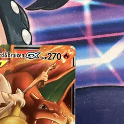Pokemon TCG Charizard & Braixen GX Holo Ultra Rare Full Art 22/236 - Image 2