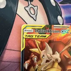Pokemon TCG Charizard & Braixen GX Holo Ultra Rare Full Art 22/236 - Image 3
