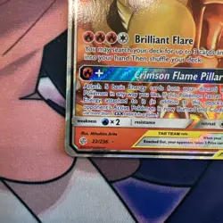 Pokemon TCG Charizard & Braixen GX Holo Ultra Rare Full Art 22/236 - Image 4