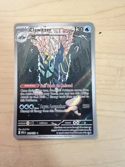 Pokemon Clawitzer 141/132 Me01 Illustration Rare Holo Stage 1 130 HP English - Image 1