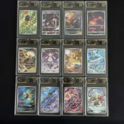 12 Lot OCD 10 Pokemon TCG Chinese Card AR Art Rare malamar rockruff Veluza FI38 - Image 1