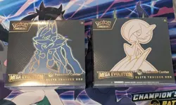 Pokemon Center Elite Trainer Box Mega Evolution Lucario & Gardevoir Sealed ETB - Image 1
