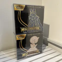 Pokemon TCG Mega Evolution ETB Elite Trainer Box Lucario & Gardevoir Pair Sealed - Image 1
