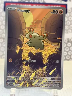 Pokemon TCG Surging Sparks Phanpy Illustration Rare 205/191 NM Card - Image 1