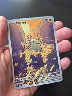 Phanpy Pokemon TCG Holo Illustration Rare Card 205/191 Sv08: Surging Sparks - Image 3