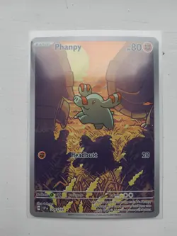 Pokemon TCG Phanpy Card 205/191 Surging Sparks Series - Image 1