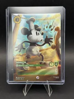 Disney Lorcana TCG Mickey Mouse Steamboat Pilot Enchanted Fabled 231/204 - Image 1