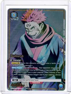 Union Arena Sukuna Jujutsu Kaisen SR** Signature UE03BT/JJK-01-048 English - Image 1