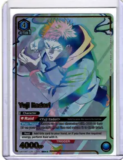 Union Arena Yuji Itadori Jujutsu Kaisen SR** Signature UE03BT/JJK-01-040 English - Image 1