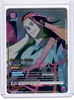 Union Arena Suguru Geto Jujutsu Kaisen SR** Signature UE03BT/JJK-01-069 English - Image 1