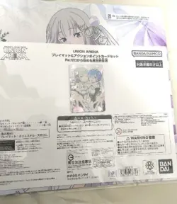 Re:ZERO UNION ARENA Playmat & Card Set -Starting Life in Another World- unopened - Image 3