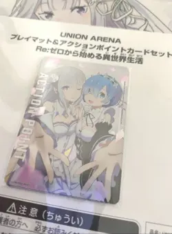 Re:ZERO UNION ARENA Playmat & Card Set -Starting Life in Another World- unopened - Image 4