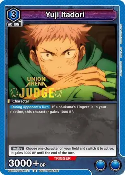 Yuji Itadori Judge Foil - UEPR /JJK-1-101 NM - Union Arena - Image 1