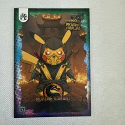 Mortal Kombat (Pikachu) #179 - Galaxy Holo - Electric Pikachu Cosplay - Pokemon - Image 1